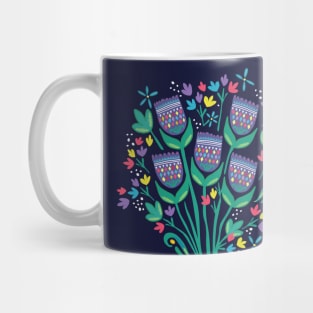 Pysanky in Bloom Bouquet Mug